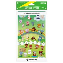 유니온플러스 unionplus 그림스티커 동물(2005) UL-2005 동물 1개