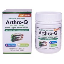 MediPlus Arthro Q 메디플러스 아스로 큐 초록잎홍합 12500 90소프트젤 뉴질랜드
