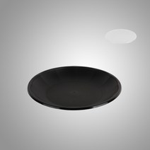행복물류 사출용기 다회용기 다회용접시 다회용원형접시 bw300파이 200개, 백색