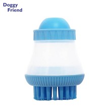 블루 멍이냥이 인기템 마사지브러시 강아지목욕 셀프미용 푸들 죽은털제거 비숑 털관리 털갈이