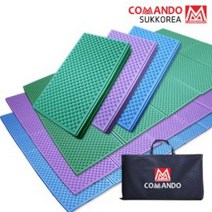 200x140 중형 코만도 엠보싱 캠핑매트+가방포함.김용석생활연구소, 블루