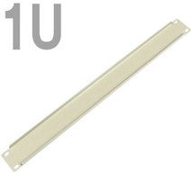 NETmate CYPN-1UIvory 허브랙 블랭크 판넬1U 아이보리, 본상품선택