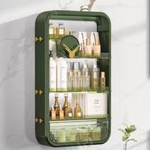 욕실수건장 화장실선반장 플랩장 코너장 철제 다용도 수납장 상부장 화장품 건조장 용품, B.3단40X12.4X70