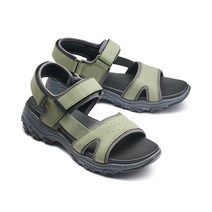 BASS OUTDOOR 남성용 트레일 샌들 하이킹 슈즈 블랙.