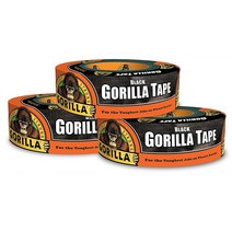 Gorilla 블랙 덕트테이프 4.7cm x 32M 3개