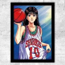 더 퍼스트 슬램덩크 굿즈 판플랫 THE FIRST SLAM DUNK 극장판 smb001, 블랙 프레임, 33