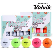 [볼빅]정품 TooN 툰 2피스 골프공 1더즌 (12알), 레인보우