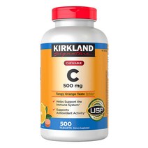 [미국직구] 커클랜드 시그니처 씹어먹는 비타민C 보충제 500정 400g