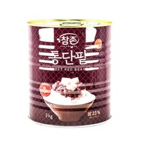 참존 빙수팥 통단팥 3kg, 18개