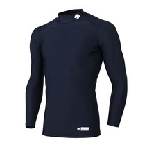 [데상트 베이스볼] SM221ZCO41 NVY0 베이스볼 하프넥 긴팔 언더셔츠