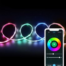 IoT팝 스마트 LED 스트립 전구 식탁 레일 조명 홈 인테리어 간접 조명 무드등