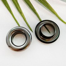 헤세드 국산) 28호(내경15mm) 스틸 아일렛 (30쌍), 블랙실버