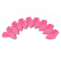 스판 아이언커버 세트 / 골프 아이언 카바 골프채 헤드커버 클럽 커버, ALL PINK