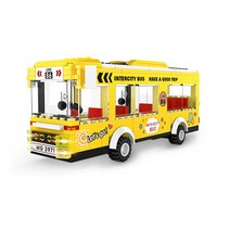 중국레고호환 노랑시티버스 3971 231pcs