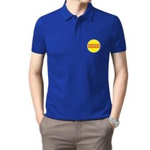 베트남의상 브랜드 탑스 유로 사이즈 라운드 사우스 베트남 국기 티셔츠 무료 스티커 남부 스타일리시 커스텀, Royal blue 12+M