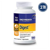 2개 Enzymedica 효소 아밀라제 락타제 리파제 락타제