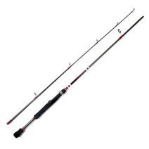 catch.u 스피닝 1.8m 로드 6-15lb 라인 무게 3-21g 루어 무게 낚시대, 빨간색