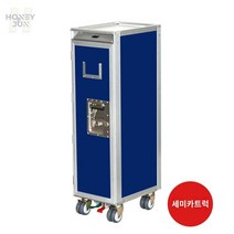 기내용 호텔 서랍장 선반 비행기 이동식 카트 트롤리, 한 개, 블루 세미카트 알루미늄 서랍 2개 포함