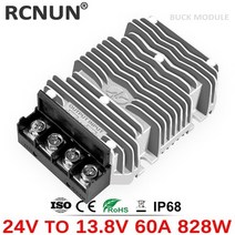 rcnun 24v 13.8v 5a 10a 20a 30a 40a 50a 60a dc dc 컨버터 스텝 다운 24 볼트 12 볼트 벅 레귤레이터 전압 변압기, 24v  13.8v 60a