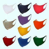 별도표기 패션 3d 입체 컬러 스판 연예인 마스크 국내생산, 그린