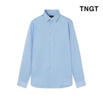 TNGT 블루 레귤러카라 non-iron 드레스셔츠