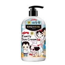 뚱 패밀리 대용량 썬크림 510ml, 증정 패밀리썬크림
