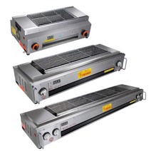 초벌기 닭꼬치기계 장어구이 전기 초벌구이기계 숯불, 1.2m길이그릴그물18폭