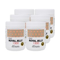 이노헬스앤케어 뉴질랜드 로얄젤리 가루 분말 파우더를 그대로 담은 1500mg 300캡슐 약5개월분, 6통+15%할인