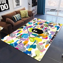 스페인카페트 수입카페트 거실카페트 Bape-카펫 미끄럼 방지 프린트 어린이 놀이방 거실 침실 타이드 브