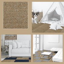 사각 거실 현관 복도 셀프 타일 카페트 50X50 1P 편리한 간편한 쿠션 학원, 딥블루 1장