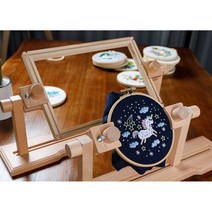 자수 수틀 스티치 작업용 다기능 고정 고정대 도구