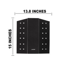 스텀패드 스톰패드 스노우보드 미끄럼방지 3/4-피스 EVA 서프 프론트 트랙션 패드 스톰프 서핑 보드 스키보, 12 L