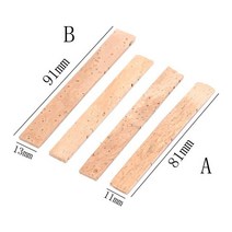 악기악세사리 클라리넷 코르크 Bb 조인트 코르크 시트 4 개 색소폰 악기 액세서리, [03] C