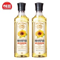 [해표] 해바라기유 900ml, 2개