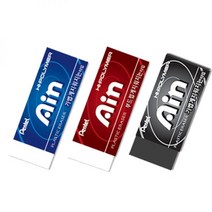 펜텔 하이폴러미 아인 대형 지우개 10개, 블랙(일반)