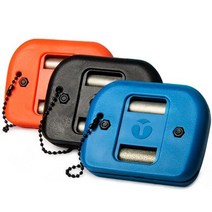 1PC 스키 신발 블레이드 숫돌 더블 사이드 사암 에머리 스톤 아이스309003 L6, 01 Orange309003 L6