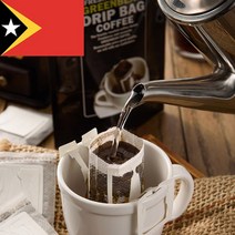 갓볶은 신선한 드립백 원두커피_동티모르 에르메라 천연야생 워시드 AA 10g/10티백, 벌크포장