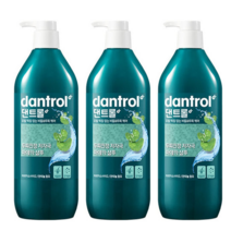 [ K 마 켓 ] 댄 트 롤 샴 푸 820ml 두 피 진 정 마 데 카 (비 듬 케 어 촉 촉 한 모 발 프 레 쉬 라 인), 3개