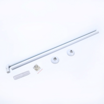 조립식 코너형 샤워 커튼봉 커튼 커텐봉 욕실 분리, 3단