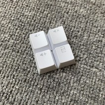 한무무키캡 레오폴드 키캡 포인트R4 U1 싱글 PBT 염료승화 ESC 우측상단 멀티미디어 108키 무각, 세트 1, 무, 흰색