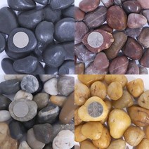 화분월드 우화석 강자갈 5호 소포장 흑자갈 백자갈 정원자갈, 5호(1kg), 우화석(혼합)