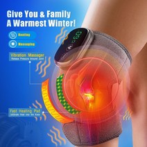 허리 마사지매트 온열기 전자파없는 전기 온열 매트 무릎 어깨 물리 다리 관절염 팔꿈치, B형 무릎 어깨
