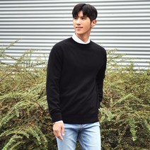 제론 비스코스 라운드넥 니트