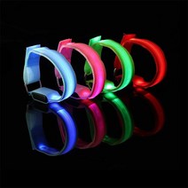 4PCS 다채로운 LED 승마 장비 레깅스 묶여 밤 보이는 말 레이싱 액세서리 승마 용품 장식, [04] 4pcs red