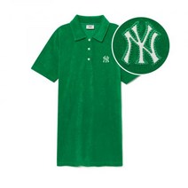 (정품)MLB 엠엘비 여성 베이직 테리 원피스 NY (D.Green)