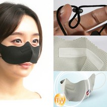 코마스크 1p 노즈클린 구리 코건조증 코전용 카페 식당 세척 미세먼지 숨쉬는 코가리개, 그라데이션