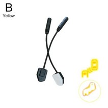 지게차후방감지기 굴삭기 후방경보기 자동차 맹점 모니터링 BSD 렌즈 LED TrafficAlert 표시기 레이더 드라이브 알람 안전 센서 크로스 리어 울트라 I8W6, Yellow