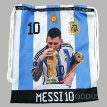 축구 앰블럼 스트링 백팩 신발 가방 학생 학원가방 백팩, 아르헨티나 메시 (아바타)