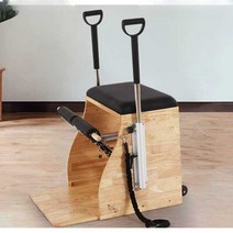 필라테스체어 스트레칭 피트니스 근력운동 교정기구, 안정의자 화이트