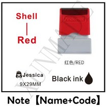 서명 스탬프 아기 이름 헝겊 책 감광성 DIY Scrapbooking 일기 카드 웨딩 장식, [13] Custom name